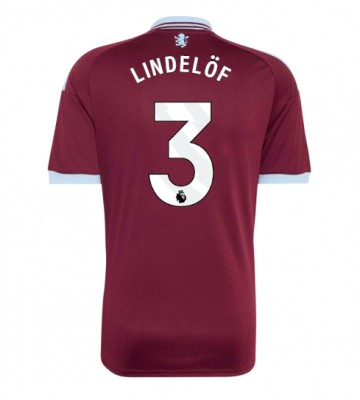 Aston Villa Victor Lindelof #3 Hjemmebanetrøje 2026-27 Kortærmet